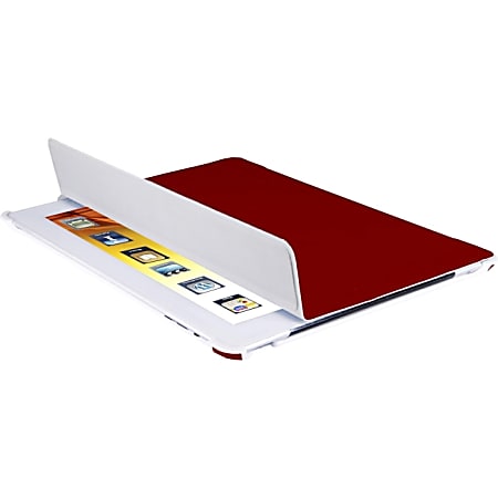 V7 Slim Carrying Case (Folio) for iPad - Red