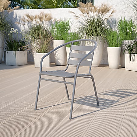 Metal slat chairs shop
