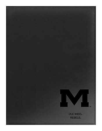 Markings by C.R. Gibson® Leatherette Padfolio, 9 1/4" x 12 3/8", University Of Mississippi Rebels