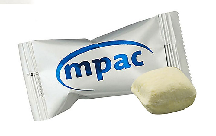 Custom Personalized Butter Mints With Custom Imprint Wrapper