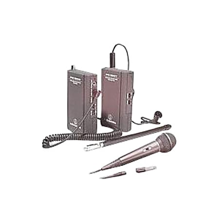 Audio-Technica TwinMic ATR288W Wireless Microphone System - 169.51MHz, 170.3MHz System Frequency