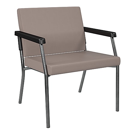 Office Star Worksmart Bariatric Big Tall Guest Chair StratusGunmetal Gray Office Depot