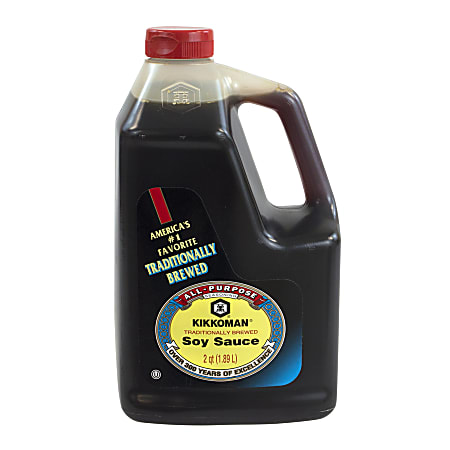 Kikkoman Soy Sauce, 64 Oz Bottle