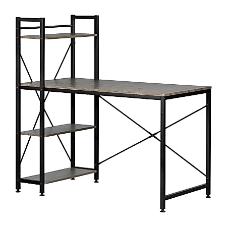 South shore evane industrial deals folding computer desk