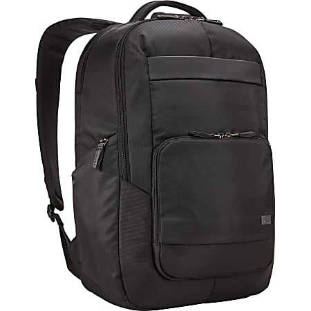 Case Logic Notion Carrying Case Backpack for 15.6" Notebook - Black - Impact Resistant - Shoulder Strap, Handle, Luggage Strap - 3204201