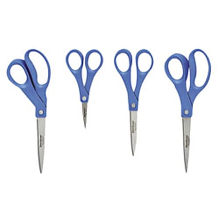 Office Accents™ Value-Priced Scissors, 8" Straight Home/Office