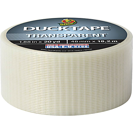 Transparent shop duct tape
