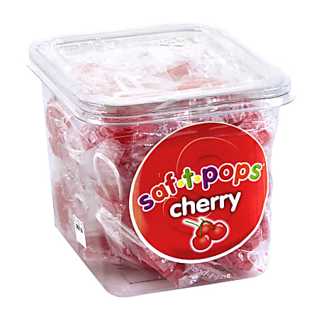 Saf-T Pops, Cherry Red, Box Of 60
