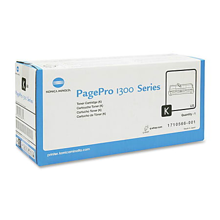 Konica® Minolta® 1710566-001 Black Toner Cartridge