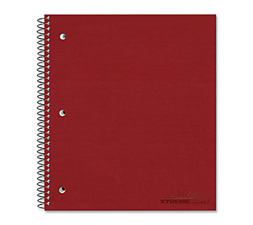 Rediform Pressguard 1-Subject Cover Notebook - 80 Sheets - Coilock - Ruled - 16 lb Basis Weight - 8 7/8" x 11" - White Paper - Assorted Cover - Pressboard Cover - Micro Perforated - 1Each