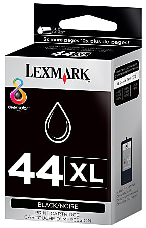 Lexmark™ 44XL High-Yield Black Inkjet Cartridge, 18Y0144