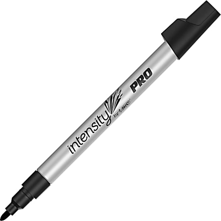 BIC Pro Medium Tip Intensity Permanent Marker - Bold, Medium Marker Point - Metal Tip - 12 / Dozen