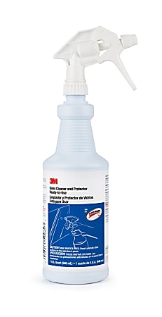 3M™ Glass Cleaner And Protector With Scotchgard™, 32 Oz, Case Of 12