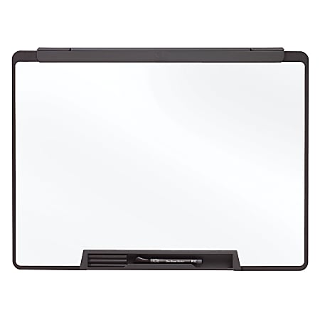 Quartet® Cubicle Motion Dry-Erase Whiteboard, 36" x 24", Aluminum Frame With Black Finish