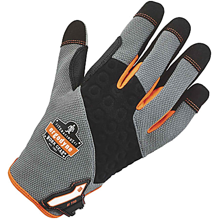 Ergodyne 710 Heavy-Duty Utility Gloves, Small, Gray