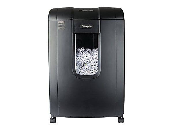 Swingline® Super 19-Sheet Cross-Cut Shredder, Black, SX19-09