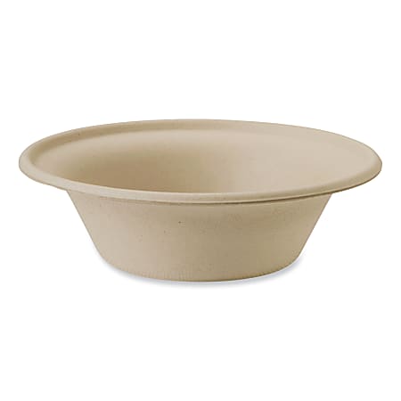 World Centric® Fiber Bowls, 11.5 Oz, Natural Paper, Pack Of 1,000 Bowls