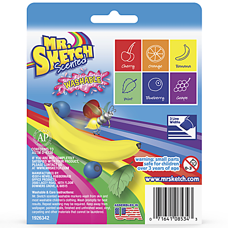 Mr. Sketch Scented Markers Class Pack Assorted Colors Pack Of 192 - Office  Depot
