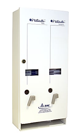 Rochester Midland Dual Sanitary Napkin Dispenser, 29"H x 11"W x 6 1/4"D