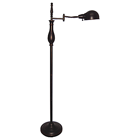 DSI Executive Floor Lamp Plantation Bronze Office Depot