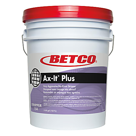 Betco® Ax-It Plus Floor Finish Remover, 640 Oz Bucket