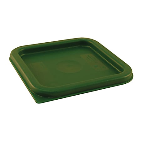 Cambro CamSquares Storage Container Cover, 11/16"H x 7 1/2"W x 7 1/2"D, 4 Qt, Green