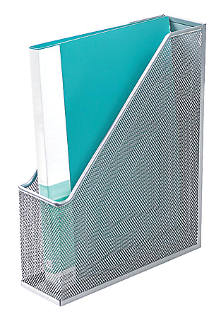 Office Depot® Brand Mesh Magazine File, Silver