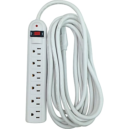 Compucessory 6-Outlet Office Surge Protectors - 6 x