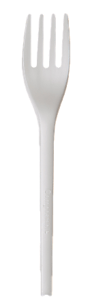 Highmark® ECO Compostable Forks, 6-1/2", White, Pack Of 50