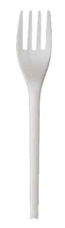 Highmark® ECO Compostable Forks, 6-1/2", White, Pack Of