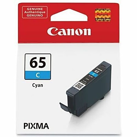 Canon CLI-65 Standard Yield Inkjet Ink Cartridge - Cyan - 1 Pack - Inkjet - Standard Yield - 1 Pack