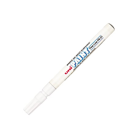 uni Paint Paint Marker Bullet Point White Ink - Office Depot