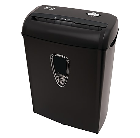 Nuova NU894XA 8 Sheet Cross-Cut Shredder, Black