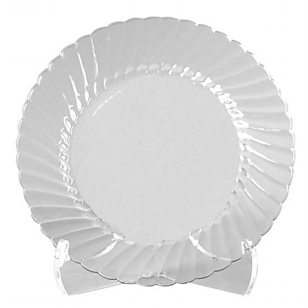 Classicware® Clear Plastic Plates, 9", Pack Of 180