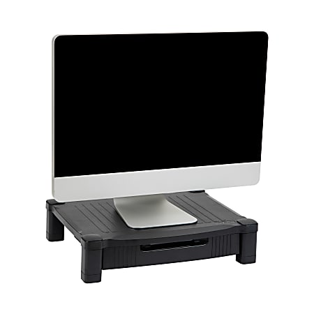 Mind Reader Anchor Collection Monitor Stand With Drawer,