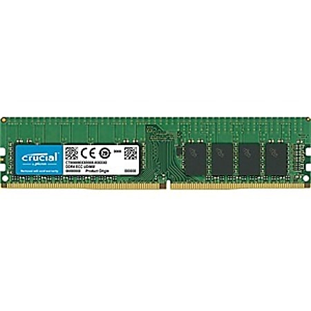 Crucial - DDR4 - module - 16 GB - DIMM 288-pin - 2666 MHz / PC4-21300 - CL19 - 1.2 V - registered - ECC