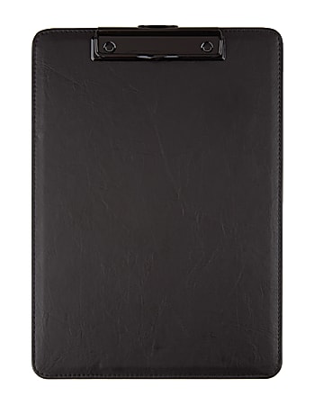 Office Depot® Brand Soft Touch Clipboard, 9" x 12-1/2", Black
