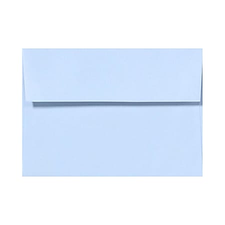 LUX Invitation Envelopes, A2, Peel & Press Closure, Baby Blue, Pack Of 1,000