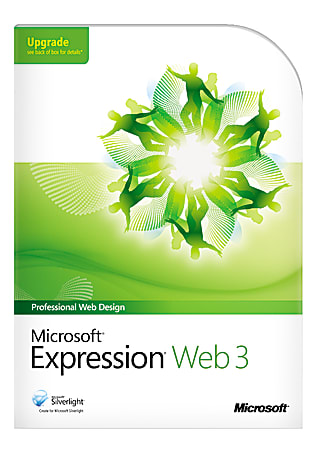 Microsoft® Expression® Web 3.0, Upgrade Version, Traditional Disc