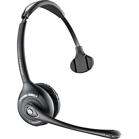 Plantronics Savi W710 Headset - Mono - Wireless - DECT 6.0 - 350 ft - Over-the-head - Monaural - Ear-cup - Noise Cancelling Microphone