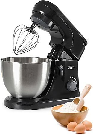 Commercial Chef Electric Stand Mixer 4.7 Quart Black - Office Depot