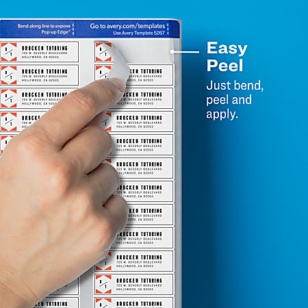 Avery Matte Return Address Labels With Sure Feed Technology 8667 ...