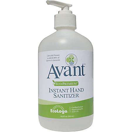 Avant® Eco-Premium Instant Hand Sanitizer, 16.9 Oz., Case Of 12
