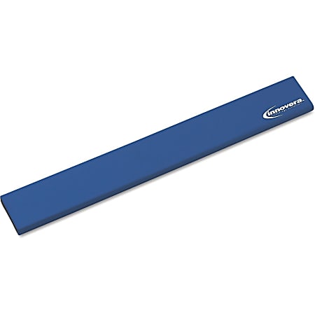 Innovera Wrist Rest - Solid Color - Blue - Synthetic Rubber, Natural Rubber - Anti-skid