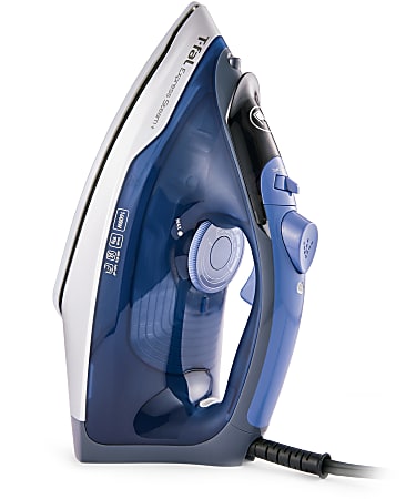 T Fal Express Steam Iron With Durilium AirGlide Soleplate Blue