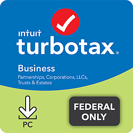 TurboTax Desktop Business Fed + E-File 2021, Download