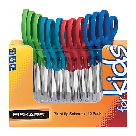 3 Pack Fiskars Kids Blunt-Tip Scissors 5-Assorted Brights 9416 -  GettyCrafts