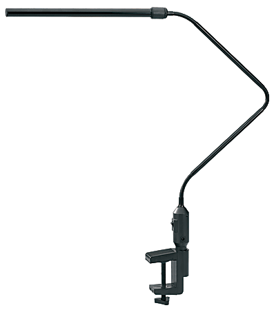 Realspace LED Gooseneck Lamp Adjustable 22 12 H Black Office Depot
