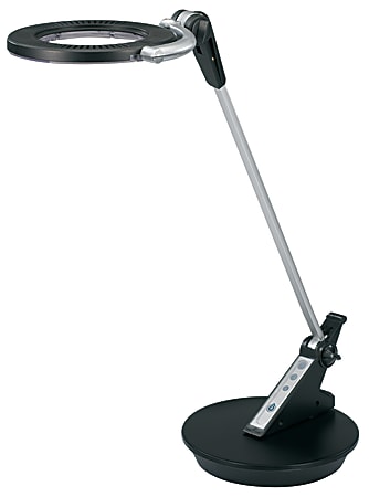 Realspace LED Touch Lamp Adjustable Height 21 12 H Black Office