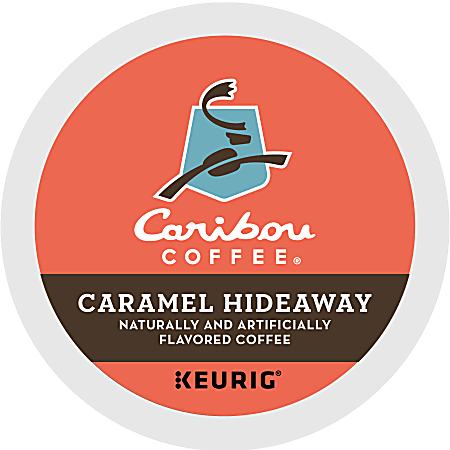 Caribou Coffee® Single-Serve Coffee K-Cup®, Caramel Hideaway, Carton Of 24